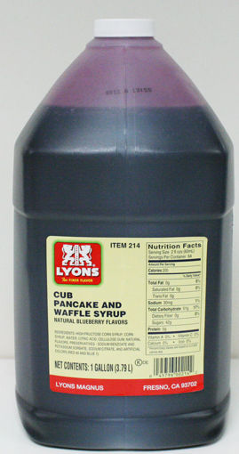 Picture of SYRUP PANCAKE BLUEBRY 1GAL