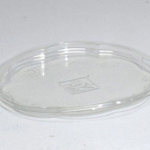 Picture of LID FLAT 6.8" ROUND PET 24-48 OZ CLEAR