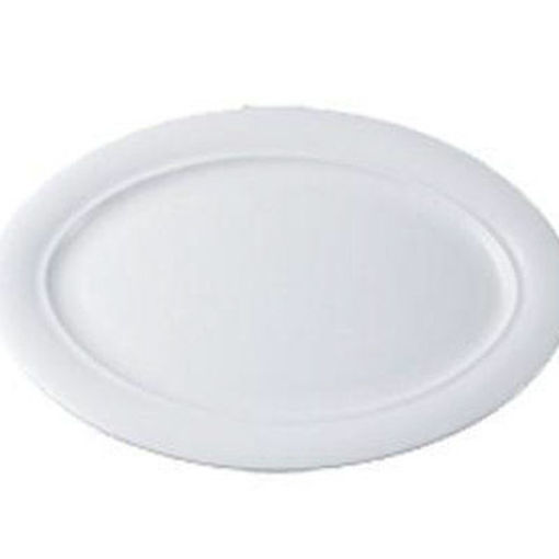 Picture of PLATTER CHINA 14X10" OVAL WHITE OPER
