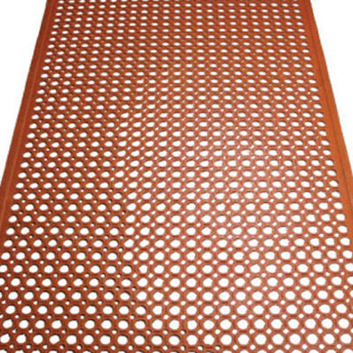 Picture of MAT FLOOR 3'X5' RED 1/2" THICK BEVEL