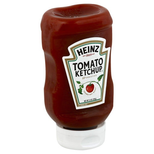 Picture of KETCHUP USD CLEAR 14 OZ BOTTLE