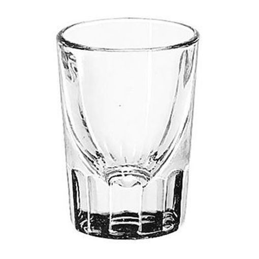 Picture of GLASS SHOT 1.5 OZ FLUTED WHISKEY