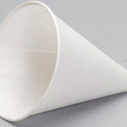 Picture of CUP PAPER CONE 5 OZ ROLLED RIM