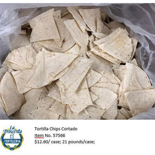 Picture of TORTILLA CHIPS WHITE 1/6 CUT