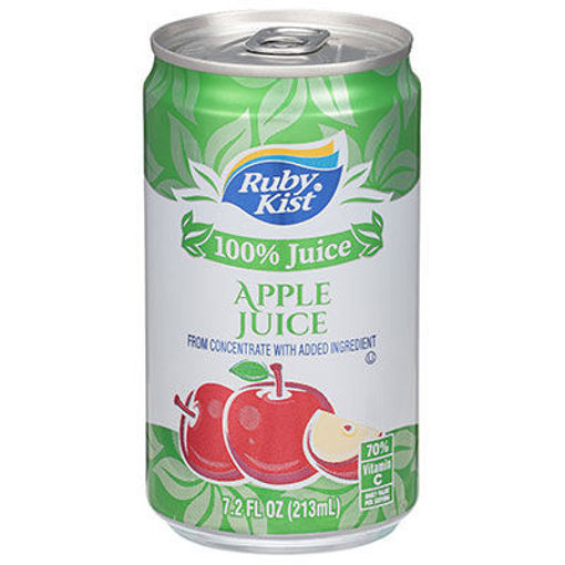 Picture of JUICE APPLE 100% 7.2 OZ CAN