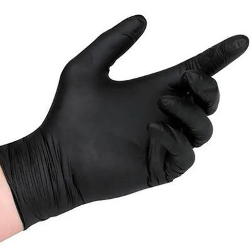 Picture of GLOVES NITRILE BLK SMALL P/F
