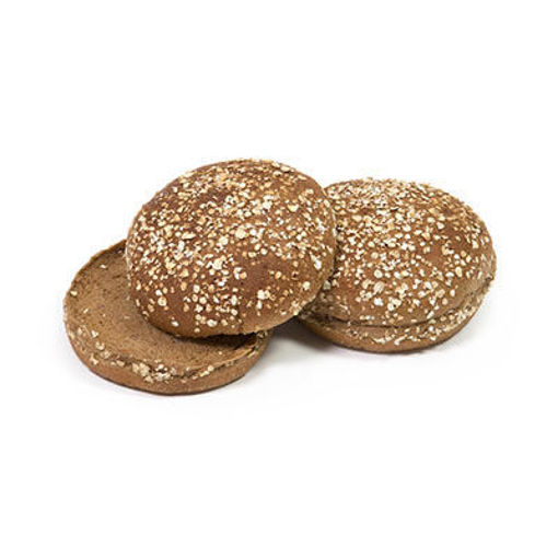 Picture of BUN DRK WHEAT OAT TOPPED HAMBURGER