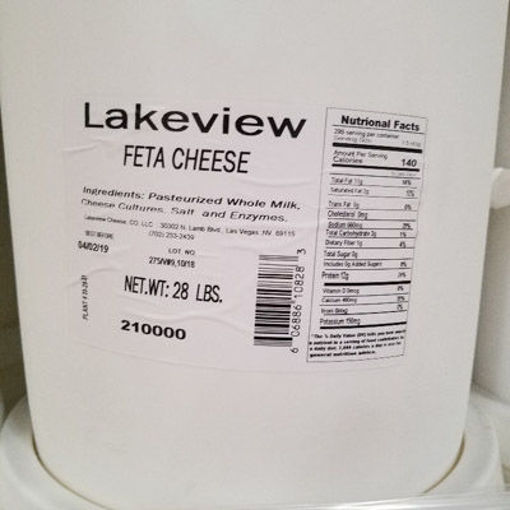Picture of CHEESE FETA PAIL 28 LB