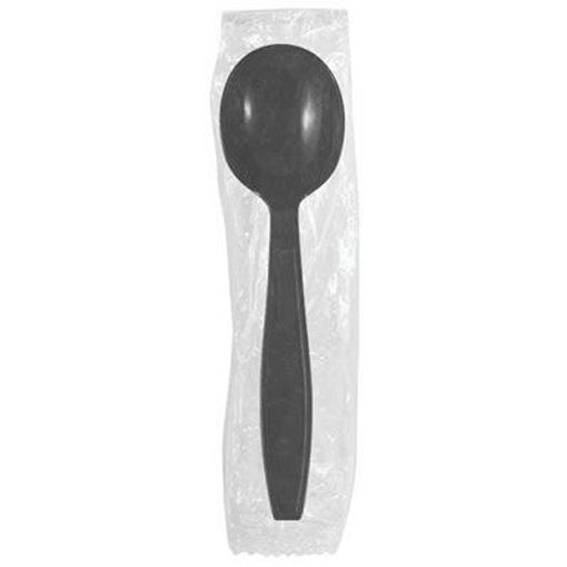 Picture of SPOON SOUP INDIV WRPD HVY BLK PP