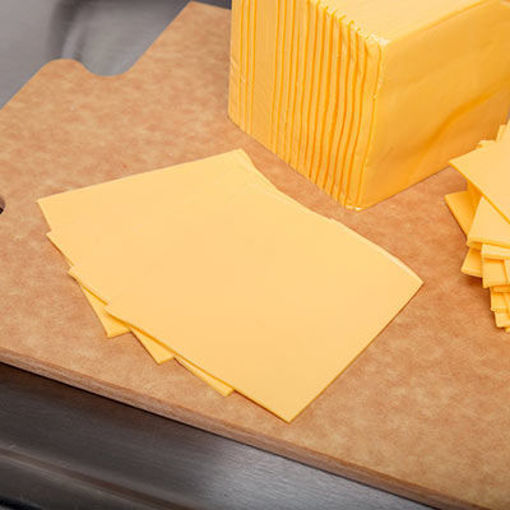 Picture of CHEESE AMERICAN 32 RIBBON SLICED YELLOW