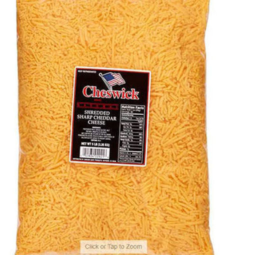 Picture of CHEESE CHEDDAR SHREDDED SHARP