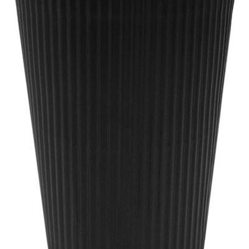 Picture of CUP PAPER HOT 16 OZ BLK RIPPLE