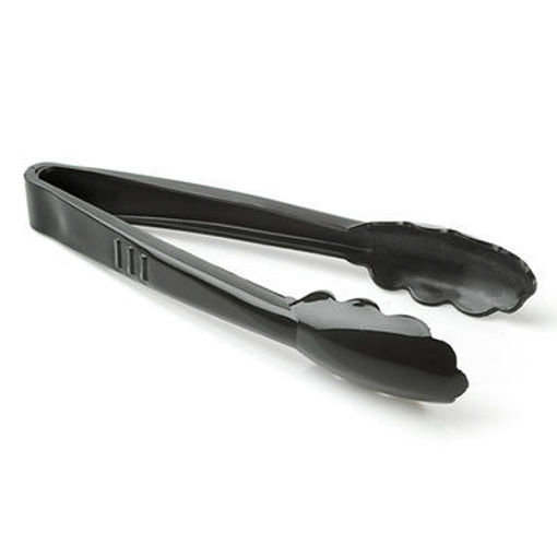 Picture of TONGS 9" PLASTIC BLACK HD