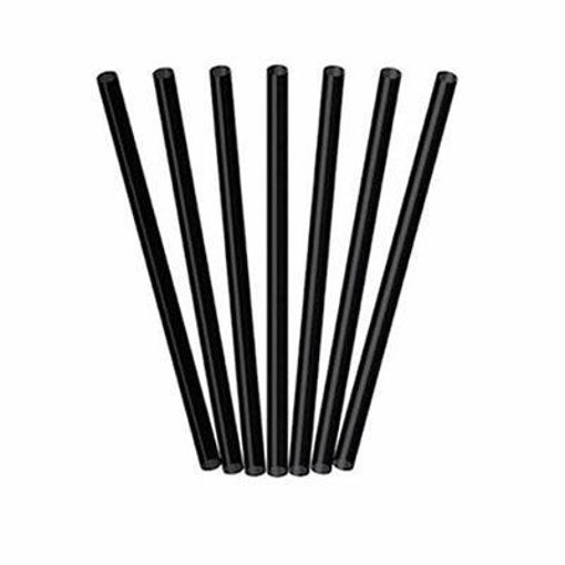 Picture of STRAW 5-3/4" JUMBO BLK,UNWRAPPED