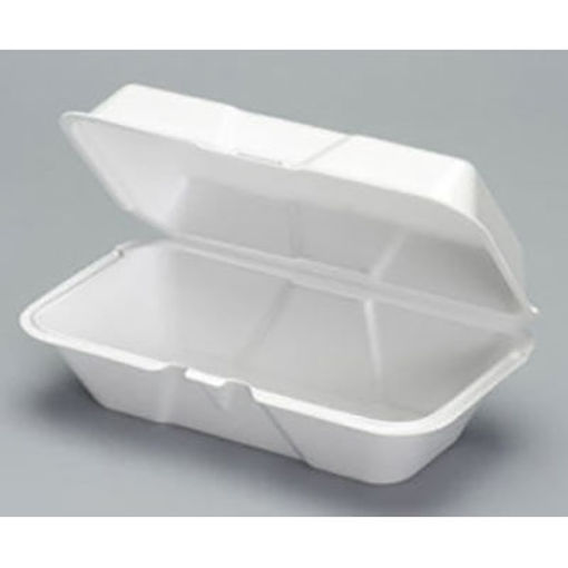 Picture of CONTAINER FOAM HINGED HOAGIE W/LID