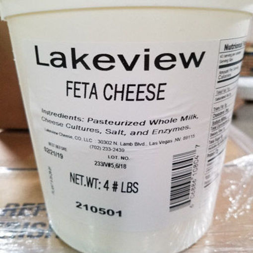 Picture of CHEESE FETA SMALL PAIL 4 LB