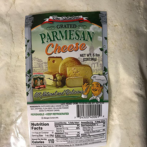 Picture of CHEESE PARMESAN GRATED 5 LBS