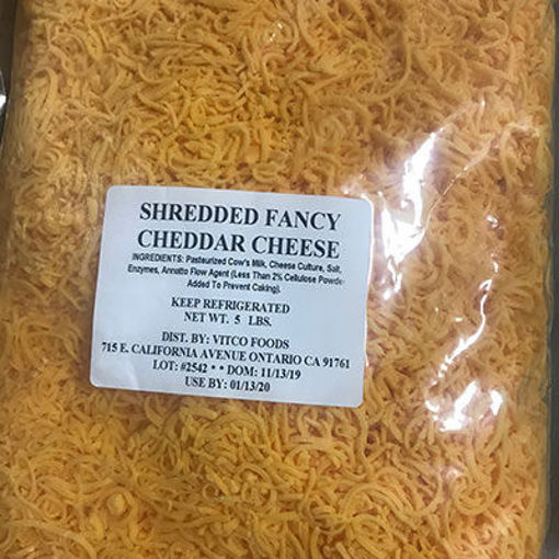 Picture of CHEESE CHEDDAR SHREDDED FINE