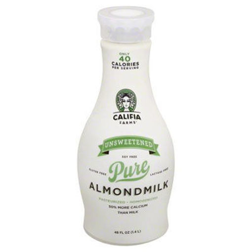 Picture of ALMOND MILK UNSWEETENED 48OZ