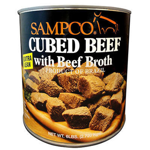 Picture of CUBED BEEF W/BEEF BROTH