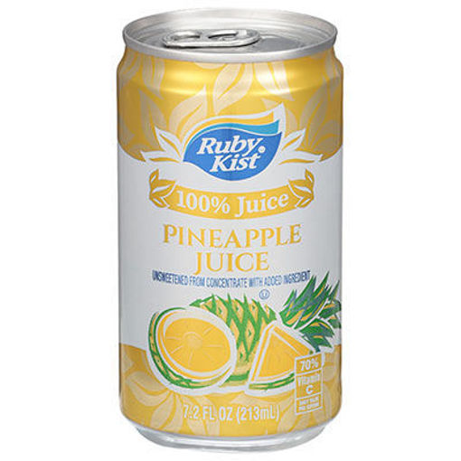 Picture of JUICE PINEAPPLE 100% UNSWT 7.2 OZ CAN