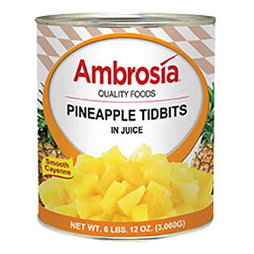 Picture of PINEAPPLE TIDBITS IN REAL JUICE