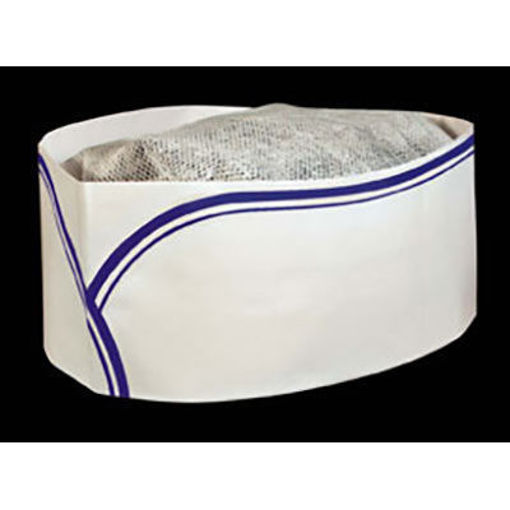 Picture of HAT COOK PAPER OVERSEAS BLUE STRIPE