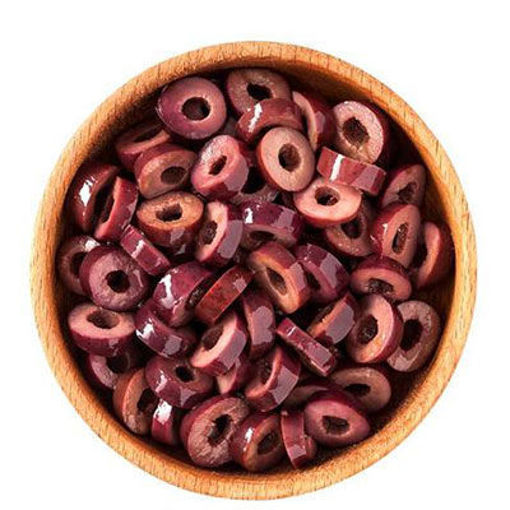 Picture of OLIVE KALAMATA SLICED IN BRINE