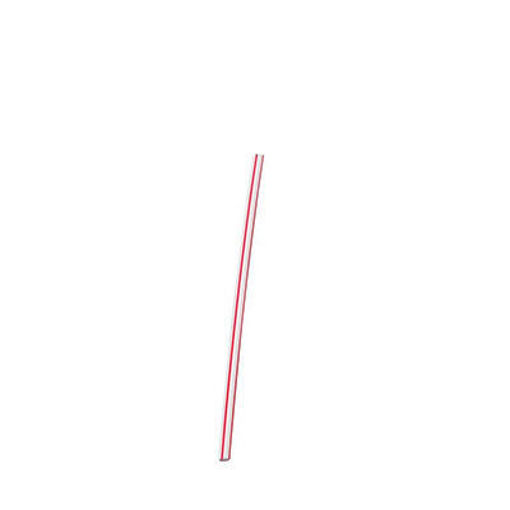 Picture of STRAW SIPPER 7.25" RED STRIPE