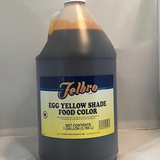 Picture of COLOR FOOD EGG YELLOW 1 GAL