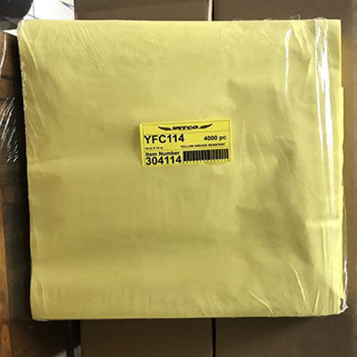 Picture of WRAP SANDWICH 14X14 YELLOW