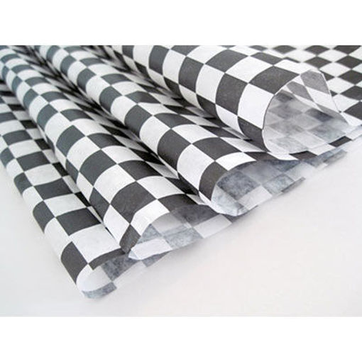 Picture of WRAP 12X12 CHECKERED BLACK GR