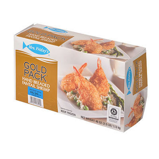Picture of SHRIMP BREADED FANTAIL 16/20 GOLD PK