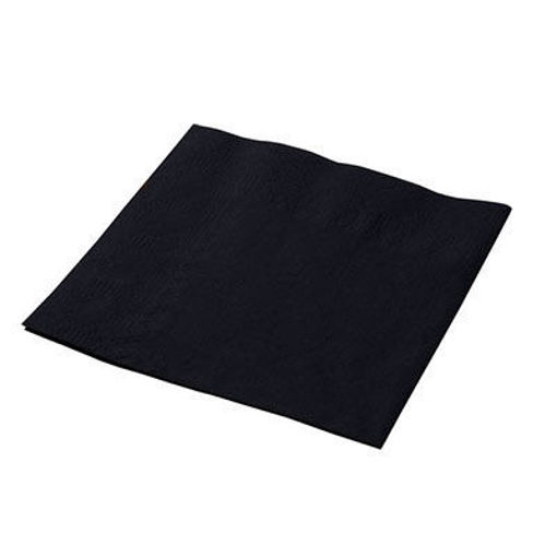 Picture of NAPKIN BEVERAGE BLK 2PLY 9X10