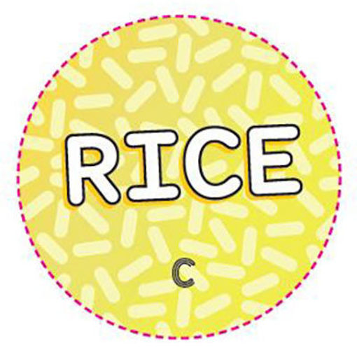 Picture of LABEL ROUND RICE CCC 1.75"