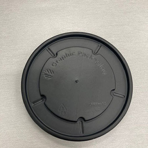 Picture of LID CONTAINER 8-16 OZ BLK