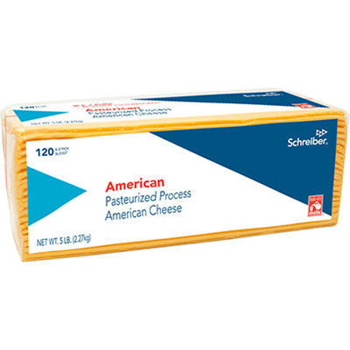 Picture of CHEESE AMERICAN WHITE 120 SLICED