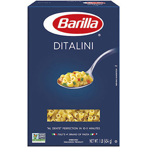 Picture of PASTA DITALINI NON-GMO 16 OZ BARILLA