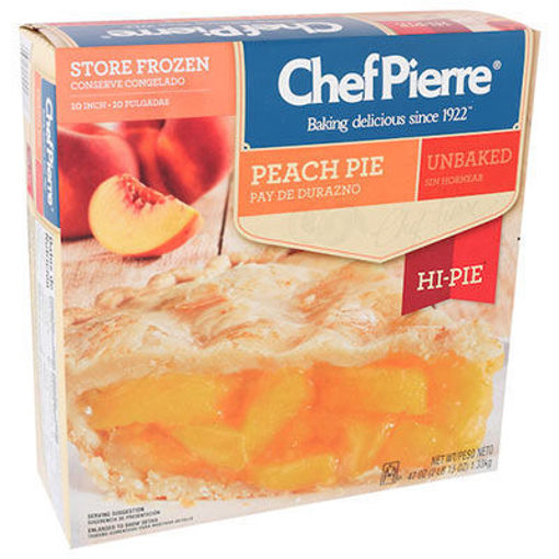 Picture of PIE PEACH HI UNBAKED 10"