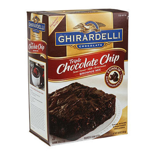 Picture of BROWNIE MIX TRIPLE CHOCO CHIP