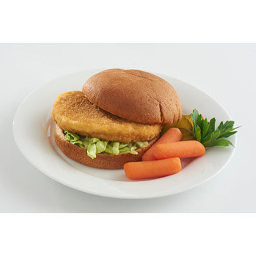 Picture of CHICKEN BREAST PATTIES 3.4 OZ BREADED