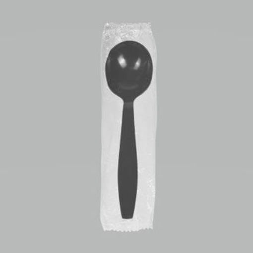 Picture of SPOON SOUP HVY BLK WRP PS