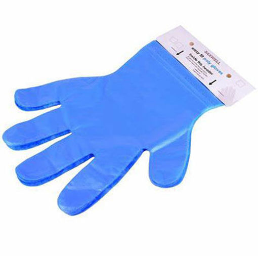 Picture of GLOVE POLY EASY FIT BLUE