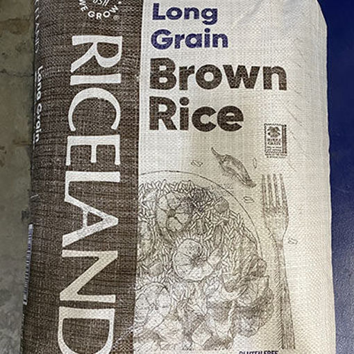 Picture of RICE BROWN LONG GRAIN 50 LB