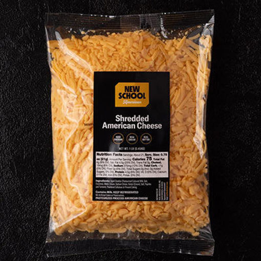 Picture of CHEESE AMERICAN SHREDDED NEW SCHOOL