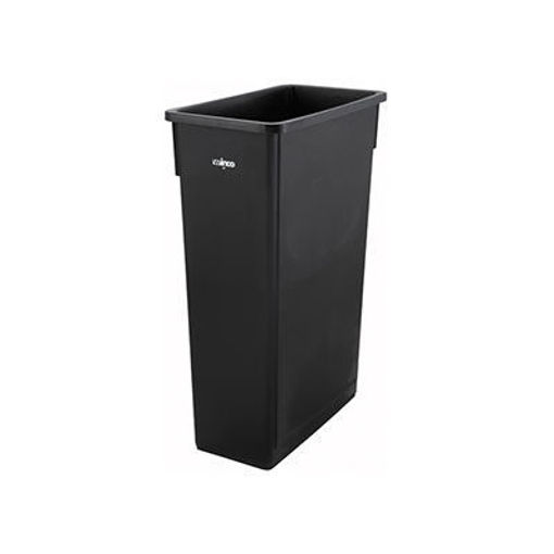 Picture of SLENDER TRASH CAN 23-GALLON, BLACK