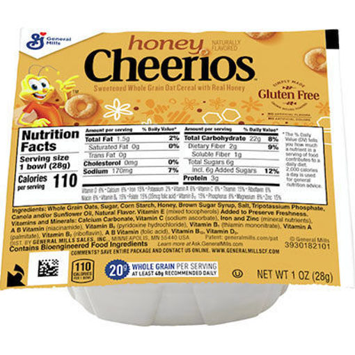 Picture of CEREAL CHEERIOUS HONEY BOWL 1OZ